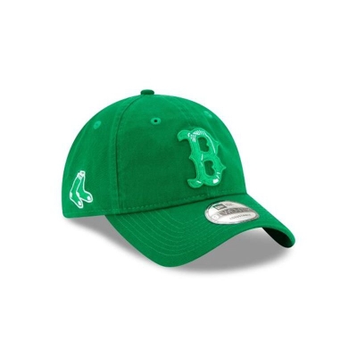 Green Boston Red Sox Hat - New Era MLB St Patricks Day 9TWENTY Adjustable Caps USA1457682